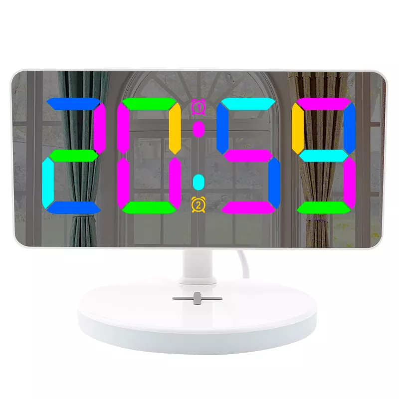 Беспроводная зарядка RGB Night Light RGB цифровые будильники